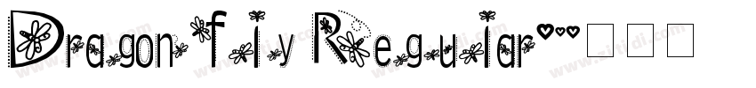 Dragonfly Regular字体转换